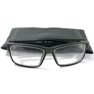 Dragon Count DR126 318 Eyeglass Frames Made in Italy 58□15 140 Gray Rectangular